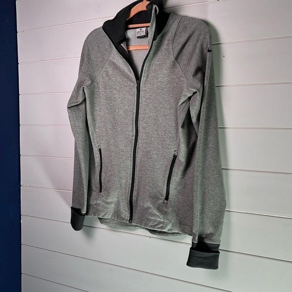 Nike Jackets & Blazers - Nike med jacket with thumb holes gray and dark gray   A325